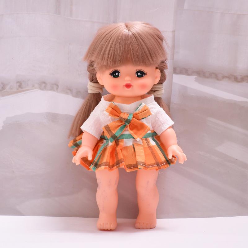 

Applicable Plaid Bow Skirt Outfit for 25cm Milu Tang Dynasty Doll For 25cm Milu Doll