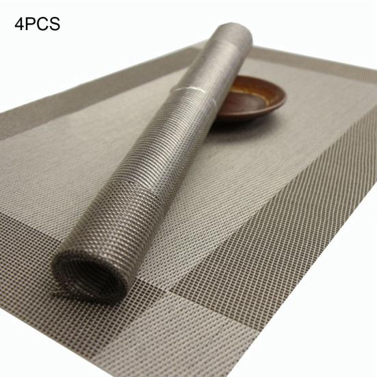 4Pcs/Set Anti-slip Thermal Insulation Placemat Pad Dining Table Mat Accessory