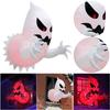 Halloween Ghost Scary Inflatable Giant Blow Up Air Inflation Phantom Spooky Horror Fire Flame Lights Halloween Party Garden Lawn