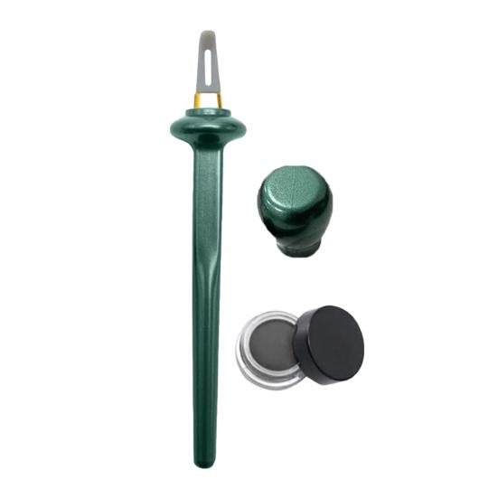 Silicone Eyeliner Kit with Waterproof Liquid Liners Gel Eyeliner Brush Reusable Winged Tightlining Tool for Beginners