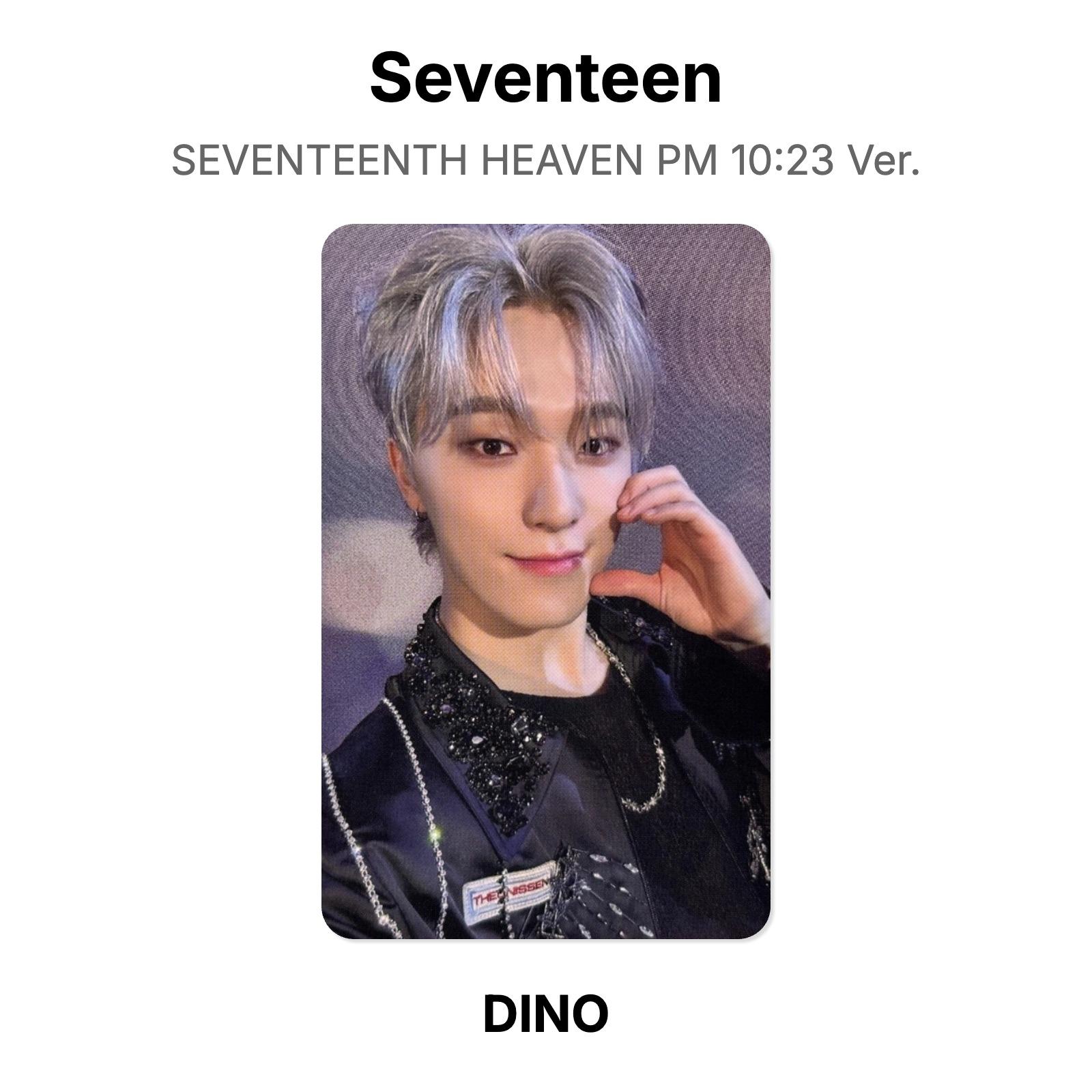 Seventeen SEVENTEENTH HEAVEN PM 10:23 Ver. Official Photocard DINO
