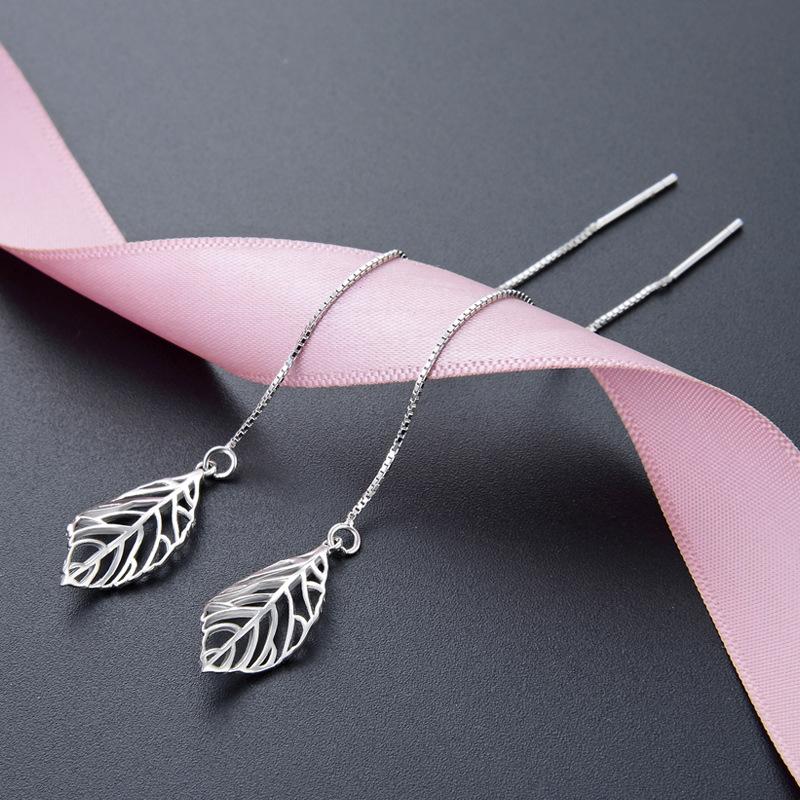 Lindon 925 sterling silver örhängen Drop örhängen för kvinnor Bröllopsfest presenter