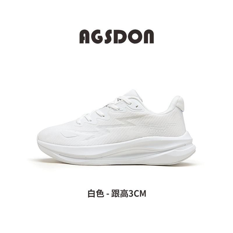 Augustine Daddy Shoes Women's 2025 New Summer Mesh Thin Running Lightweight Little White Platform Sneakers Tide
