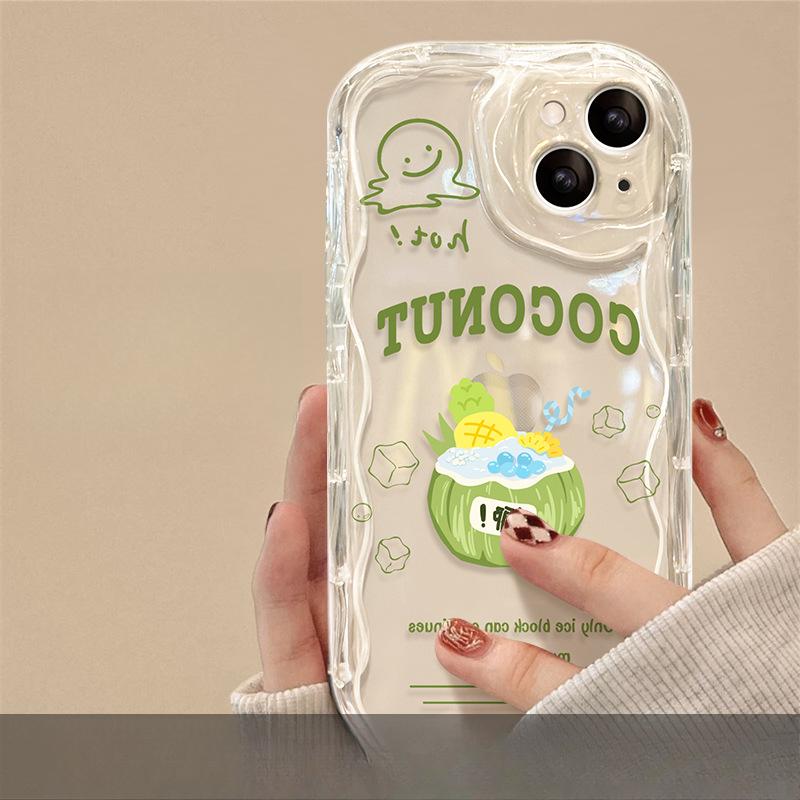 Three-dimensional Coconut Stand Suitable for Xiaomi 13 Mobile Phone Case 12/11 Couple Redmi K60/50 Silicone Note10pro