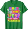Rock The Test Testing Day Retro Motivational Teacher Unisex T-Shirt