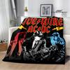 Rocková kapela AC/DC retro potištěná deka Flange hřejivá deka piknikové deky cubre cama throw deka podšívka do postele dárek k narozeninám