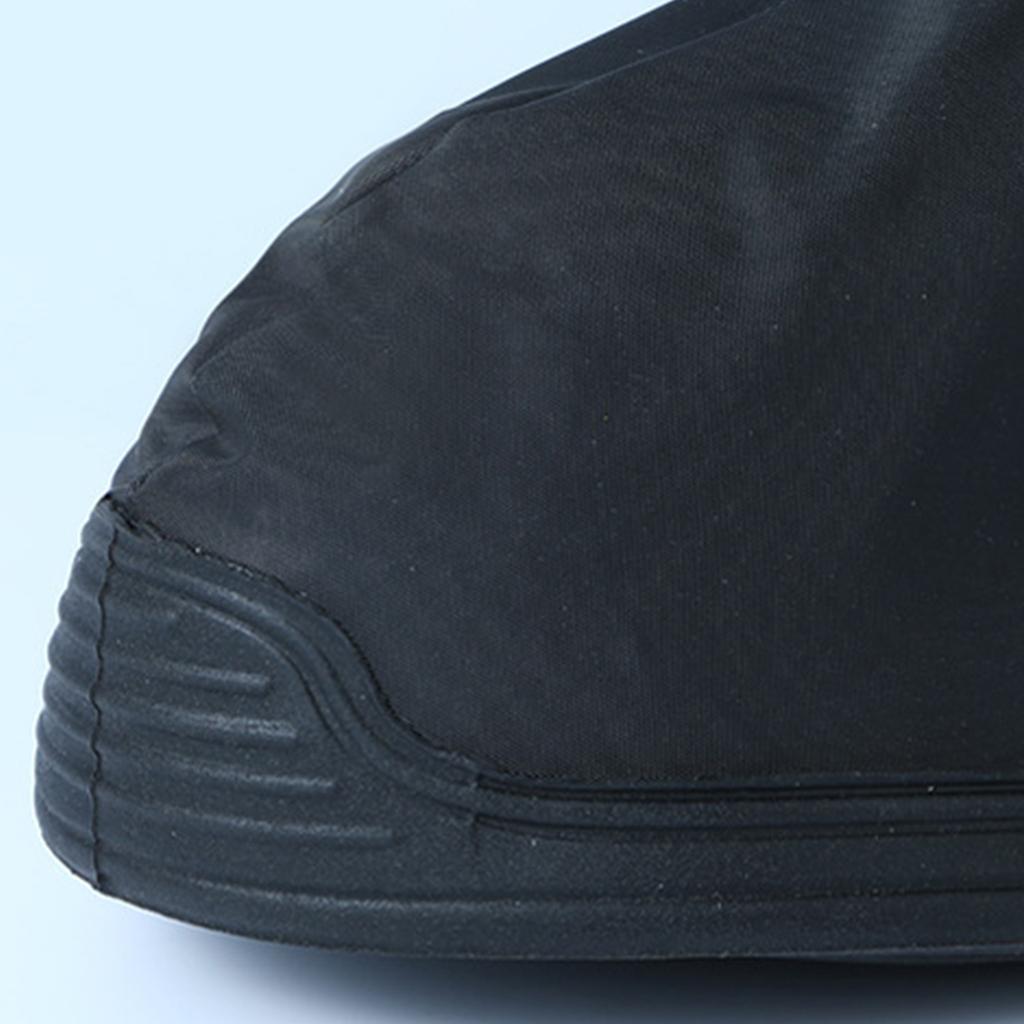 Reusable Boot Cover Nonslip Rain Shoe Cover Rain Gear with Zippers Watertight Folding Rain Snow Watertight Shoe Cover