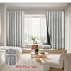 SolidColor 100%Blackout Curtains with Grommets, Total Privacy Drapes for Bedroom,Curtains for Living Room/cortinas Para Ventanas