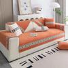 Luxury Modern High-end Embossed Four Seasons Universal Non-slip New Leather Cushion Cover Chenille Sofa Cushion Light