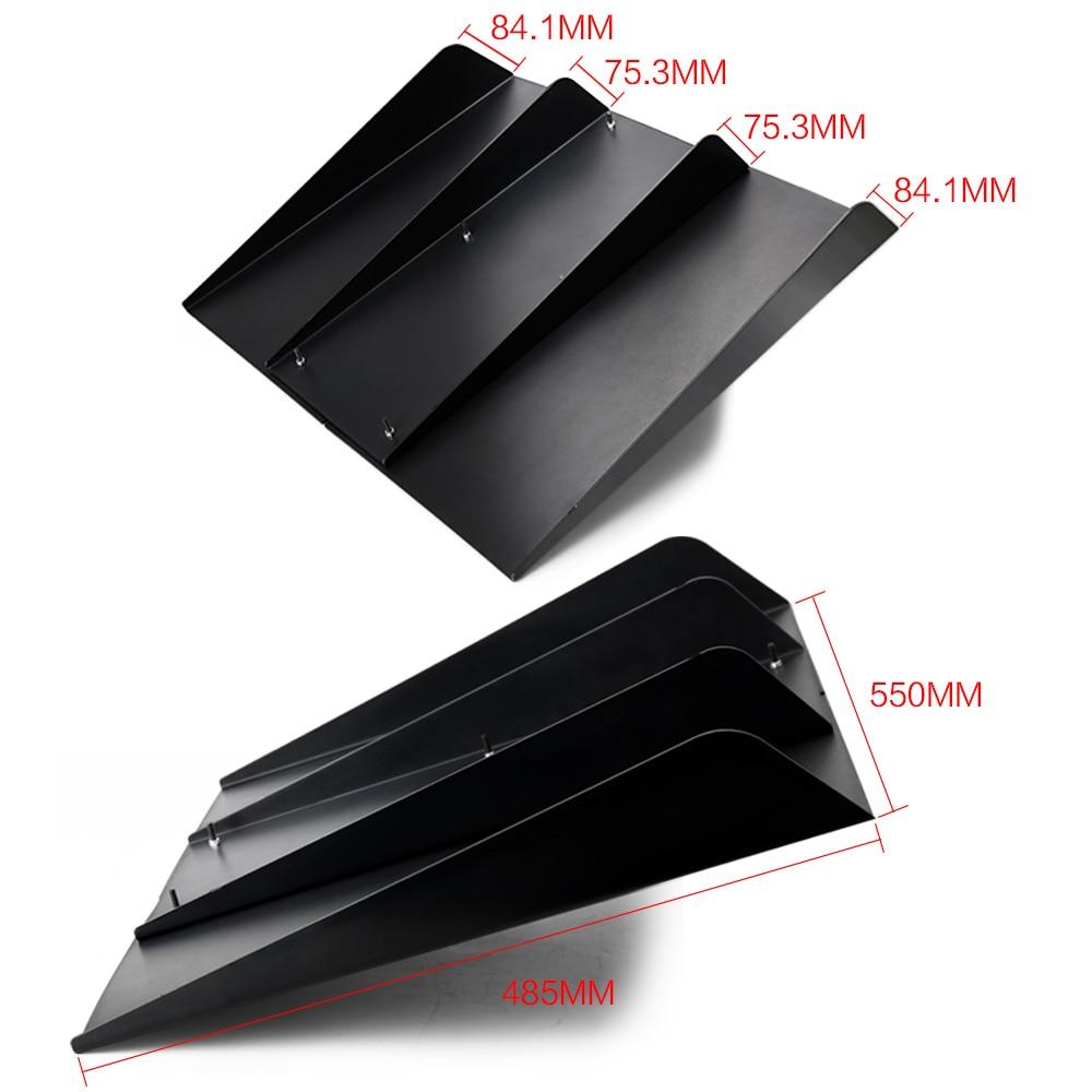Diffusore Spoiler A Pinna Di Squalo Per Paraurti Posteriore, In ABS Nero Effetto Carbonio, Universale Per Auto