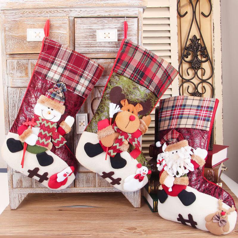 Oversized Christmas Stocking Gift Bags (3-Pack)