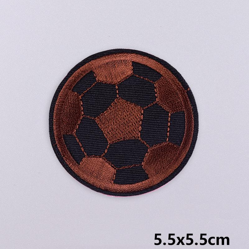 Cartoon Football Embroidery Patch Iron On Patches For Clothing Thermoadhesiv Patches On Clothes DIY Sewing Decorate Applique