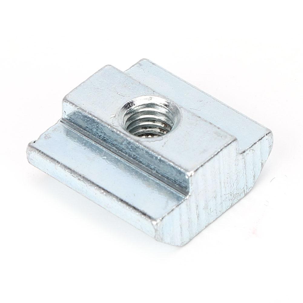 30pcs 40 Series T slot Nuts Set Carbon Steel Threaded T Sliding Nut Block Fasteners(M6 )