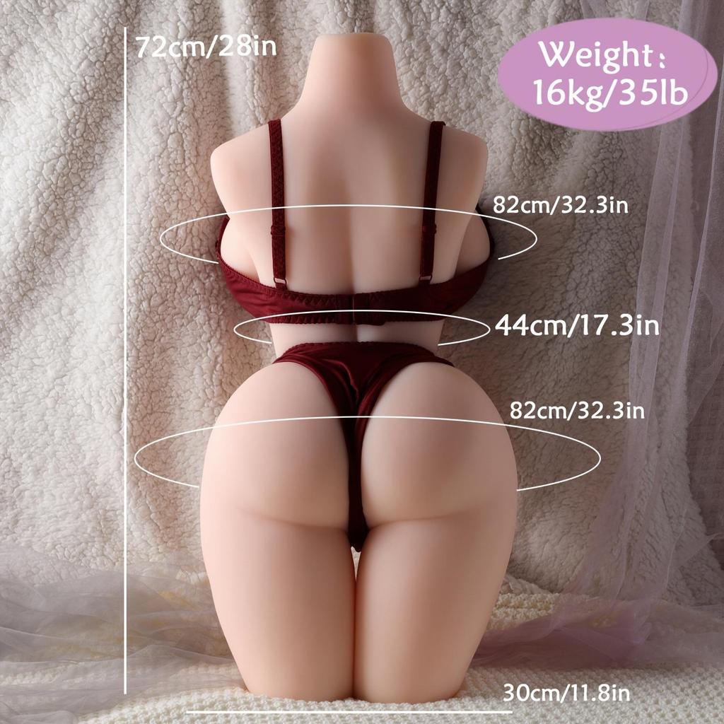 Half body without arms large breasts silicone sex doll realistic breasts adult toy masturbator