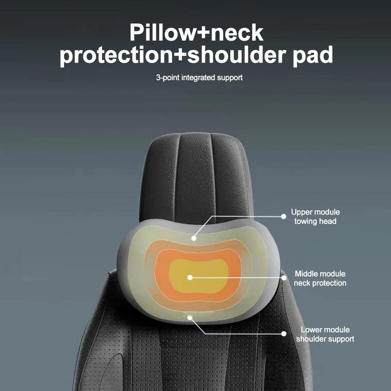 Auto Memory Foam Nackenkissen Kopfstützenschutz Lendenwirbelstütze Kissen Taillenkissen Kissen Auto Haus Unterstützung Nacken Taille Matten
