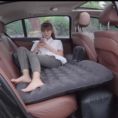 Colchón de aire para coche, cama de viaje, colchón inflable a prueba de humedad, sofá para asiento trasero de coche, sin bomba de aire