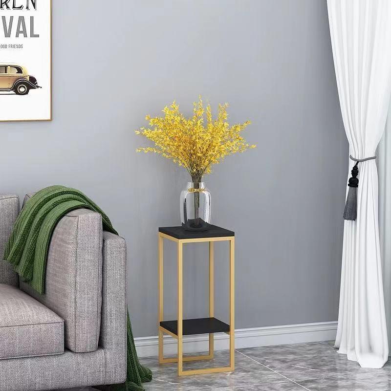 Nordic Flower Stand Iron Display Shelf Luxury Simple Modern Living Room Indoor Plant Rack Stand Storage Shelf