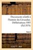 Libro Documents Relatifs A l'Histoire Du Gevaudan. Deliberations 1883 T2