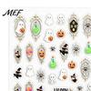 Halloween Theme Nail Decorations Art Stickers for Halloween, Pumpkin Ghost Bat Potion Self Decals Adhesive Decals, DIY Manicure Decoration Supplies