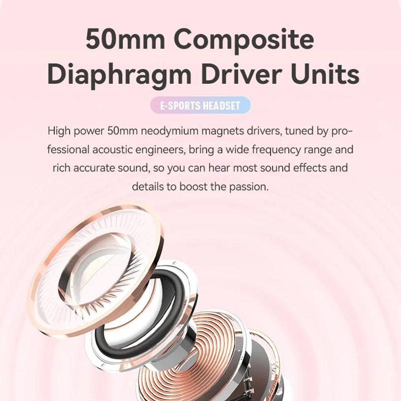 2 in 1 Cute Antlers/Cat Ears Wireless Bluetooth Headphones Gamer 3.5mm Headset Gaming Headphones Gift for Children Low Latency