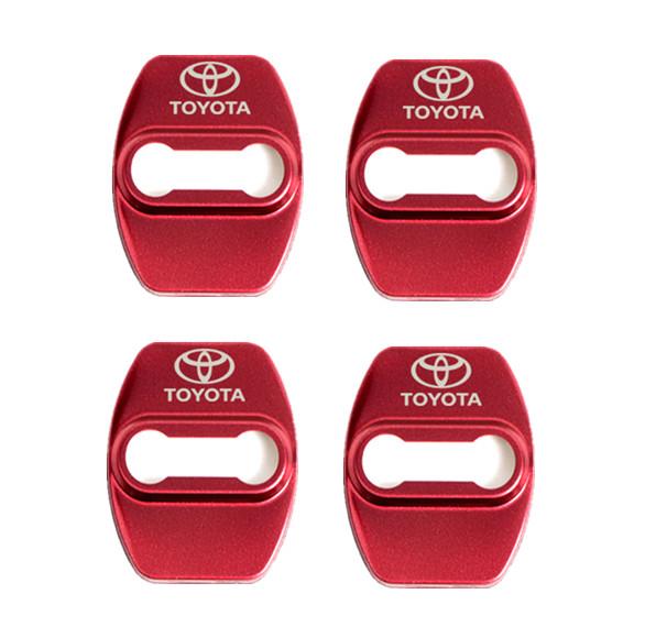 ANP1 For Toyota Vios Corolla Rav4 Auris Camry Yaris Car Stainless Steel door lock Cover chr Avensis Land Cruiser FJ sticker protect