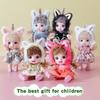 Plush Silicone 6-Inch Girl Figure Doll Ornament Birthday Gift Toy