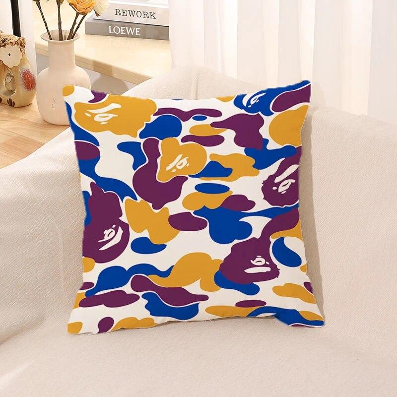 Camouflage Cushion Pillow Home Anime Pillowcase Sofa