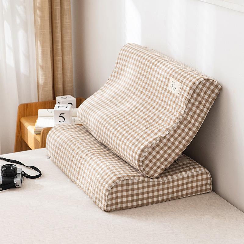 

Подушка из латекса с эффектом памяти с наволочкой из стиранного хлопка 60x40см, Детский размер 50x30см 60x40 cm No Pillow