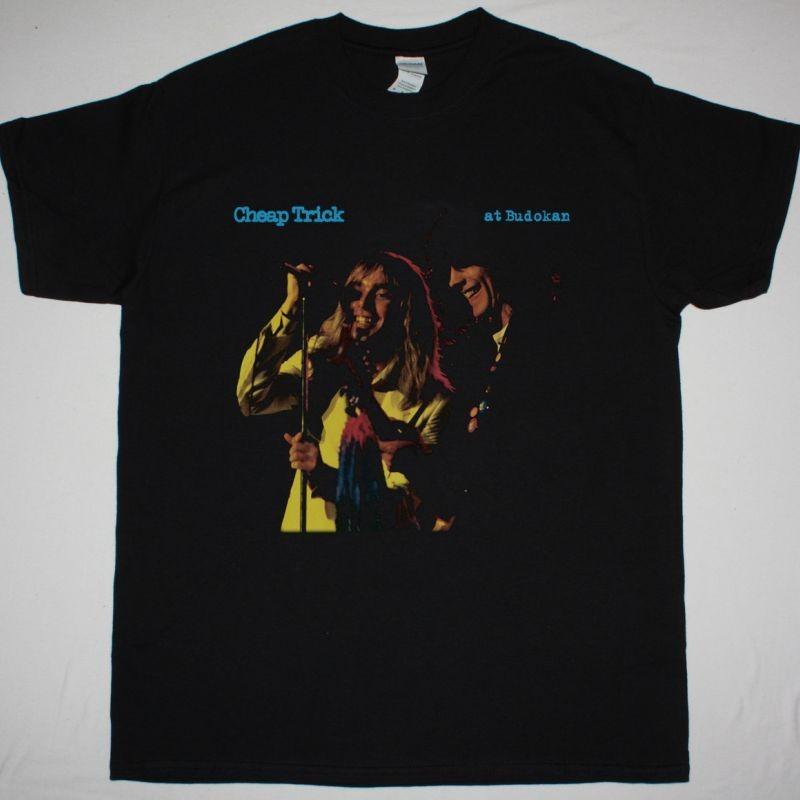 Cheap Trick Live At Budokan 1978 Black T-Shirt Tee S разноцветный