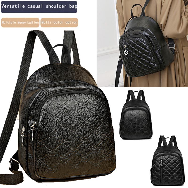 Practical Versatile Casual Backpack for Daily Use Adjustable-strap Multi-pocket Lightweight Casual Functional Crossbody Bag