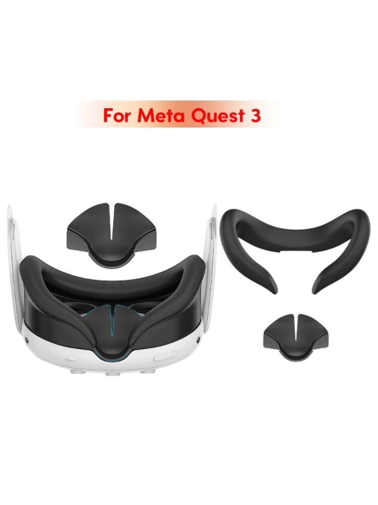 Rutschfeste Griffabdeckung für Quest3 Virtual Reality Headset-Abdeckung, schweißfeste und kratzfeste Hülle