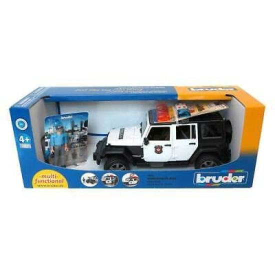 Bruder Jeep Police Car with Figure BR02526