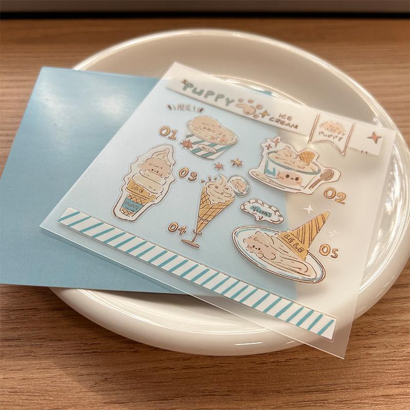 Cartoon 3D Epoxy Stickers Diy Phone Cases Computer Journals Ccd Tablet Decorations