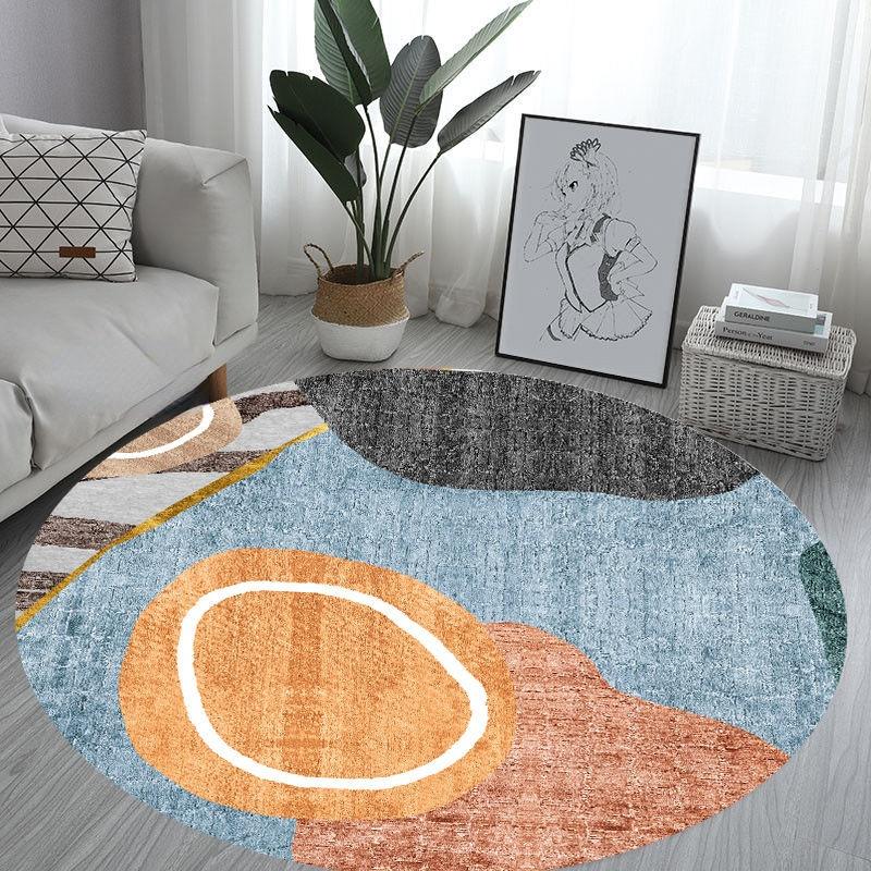 Simple Modern Round Carpet Living Room Decoration Sofa Coffee Table Mat Room Decoration Teenager Rug Home Bedroom Decor Fur Rugs