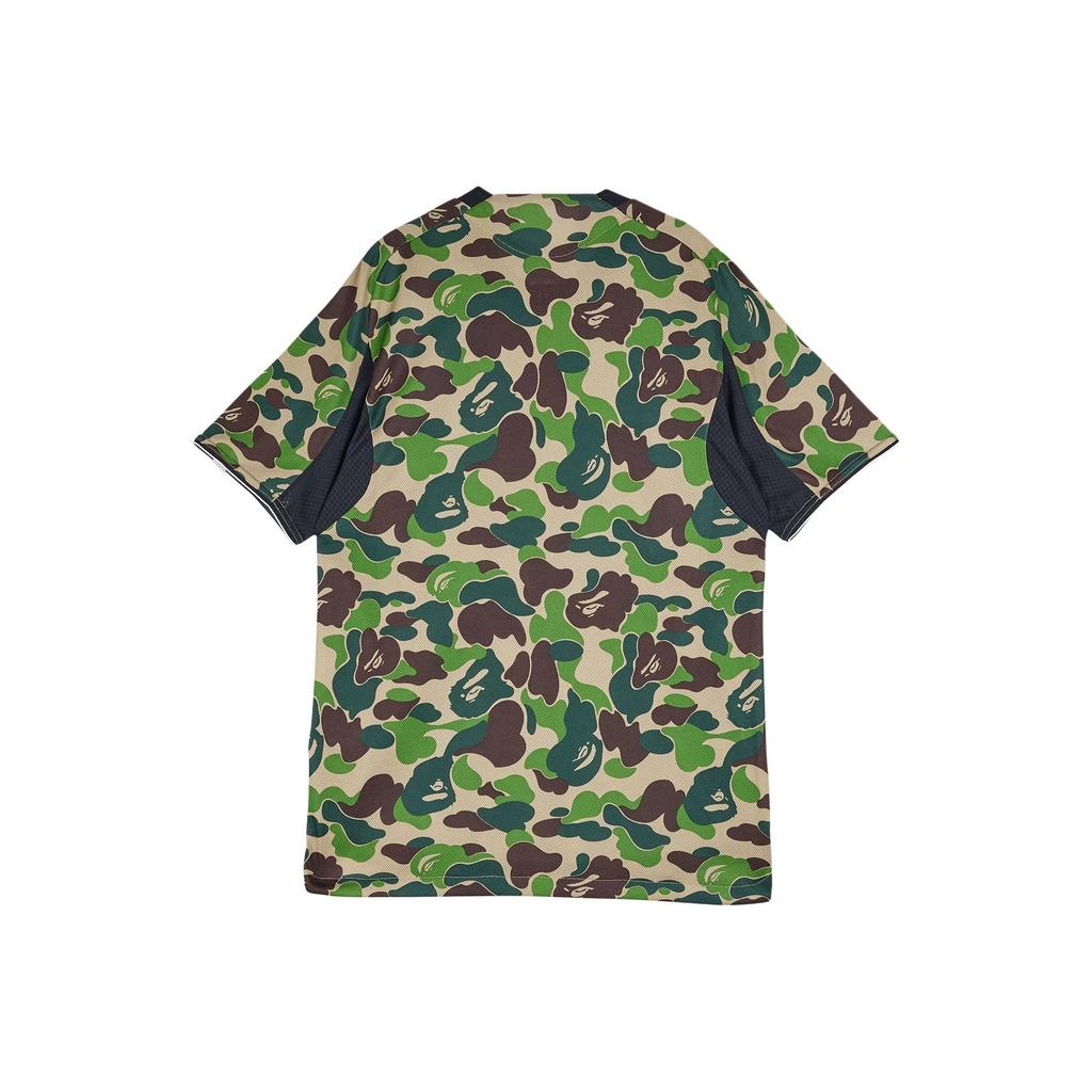 Adidas X A Bathing Ape Collaboration FW25 Logo Pullover Short Sleeve T-Shirt Unisex Tops KB2202