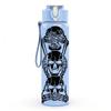 1PC Sugar Skull Skeleton Statue 750ml Color Plastic Sports Water Bottle Leakproof Flip Straw Lid Suitable for Sports Office Home Use