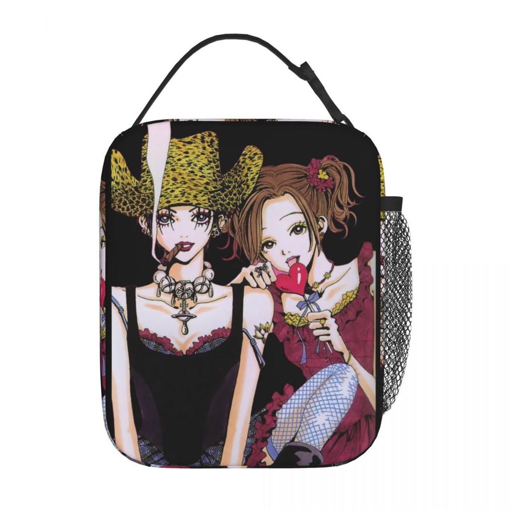 Nana Osaki Insulated Lunch Bag High Capacity Anime Meal Container Thermal Bag Tote Lunch Box College Picnic Bento Pouch