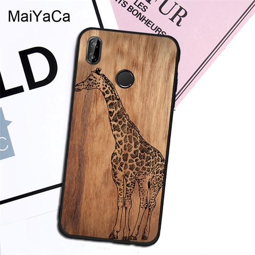 

Чехол из натурального бамбука с животным принтом для Xiaomi Redmi Note 11 10 9 Pro 9S 10S 9C 9A 9T Mi 11 Lite 11T для POCO X3 Pro F3 M3 M4 POCO M4 Pro