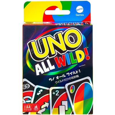 Mattel Game UNO All Wild Card Party 2-10 Players Ages 7 Up HHL33