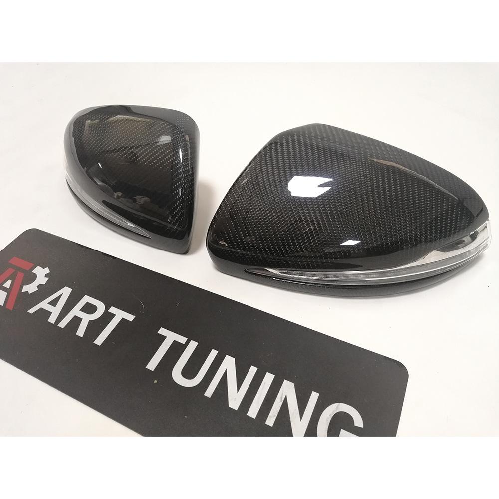 Carbon Fiber Rearview Mirror Cover for Mercedes-Benz C E S CLS GLC W205 W213 C238