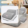 2 Step Dog Stairs Ramp Non Slip Bottom Washable Puppy Couch Ladder Multipurpose for Puppy, Car