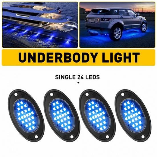 LED Rock Lights Underbody Light 9W For Jeep Offroad Truck ATV UTV 4X4 Car Boat A