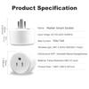 Matter US Smart Socket: HomeKit-Compatible, Alexa & Google Home Voice Control