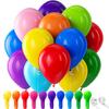 100 Stück mehrfarbiges Latex-Ballon-Set, geeignet für Geburtstagsfeiern, Hochzeiten, Valentinstags-Partydekoration