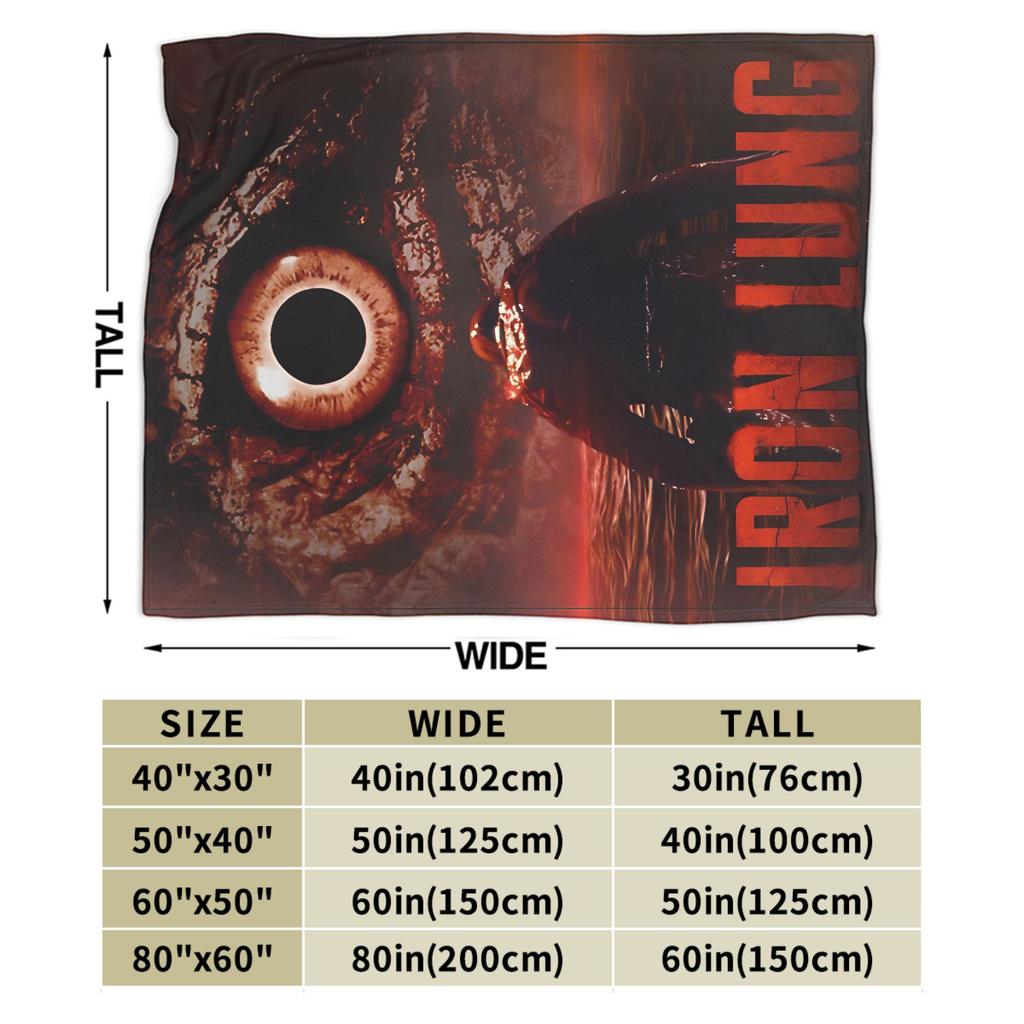 Iron Lung Markiplier Movie 2026  Blanket Multiple Sizes Cozy and Lightweight  Throw Blankets for Couch Sofa and Bed