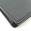 LOUIS VUITTON Longwallet Epi leather portefeuille brazza M60622 purse Noir Black Used