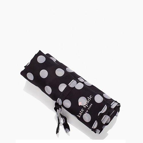 Kate Spade Le Pavillion Reusable Shopping Tote (Black and White Dots) [Parallel Import]