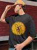 New Fashion Unisexs Short Sleeve Cotton T Shirt  Dancer On Clock Graphic Printed  Casual Summer T Shirt for Unisex for Him