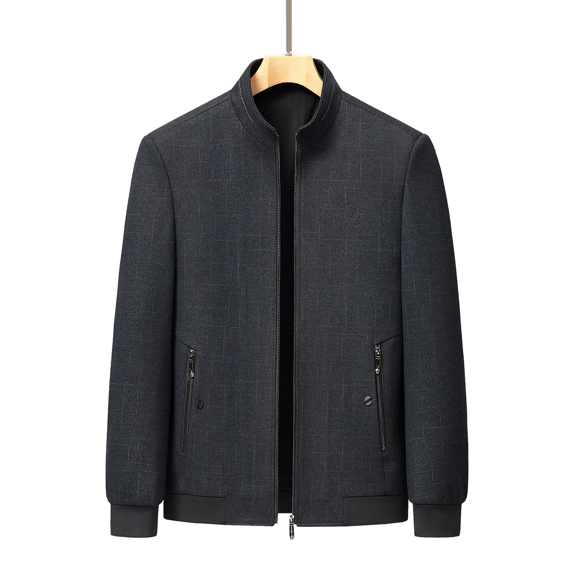 Woodpecker Men s 2025 Autumn/Winter Velvet-Lined Thick Jacket for Middle-Aged & Elderly 190 (155-175 lbs)
