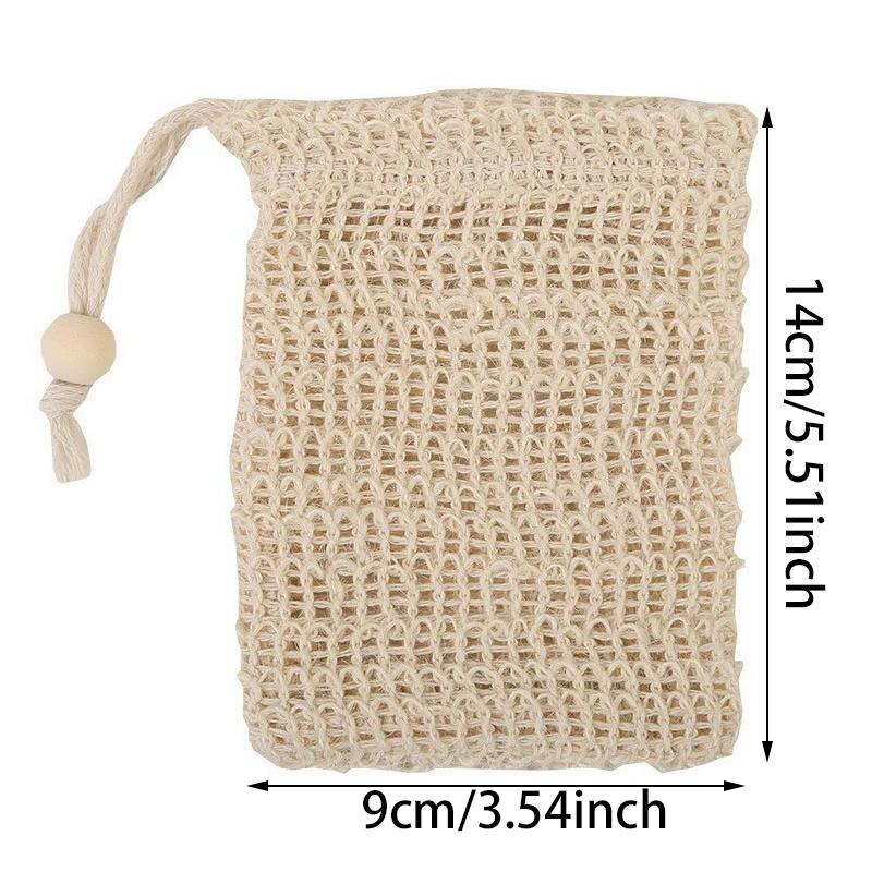 5Pcs Pocket Soap Foaming Net Small Foam Cleaning Toilet Soap Foaming Net Special Soap Net Bag Pure White Foaming Net